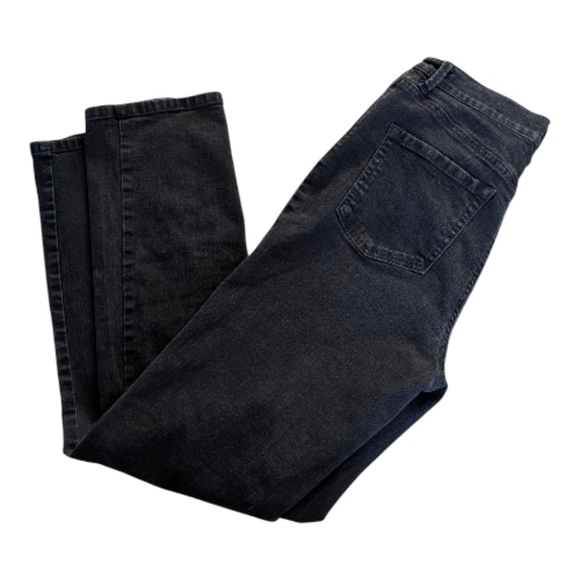 Gloria Vanderbilt Amanda Rose Embroidered Black Jeans Size 8 - Picture 4 of 4